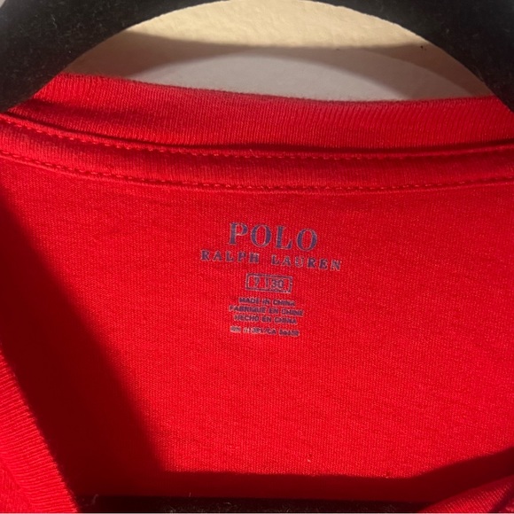 Polo Ralph Lauren Boys Tee in Red sz 7 - Picture 3 of 5